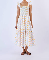 Beyond By Vera - Mia Tiered Ruffle Midi Dress