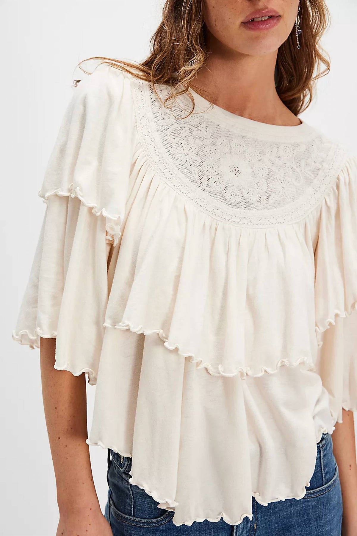 Free People - Rose Party Tee