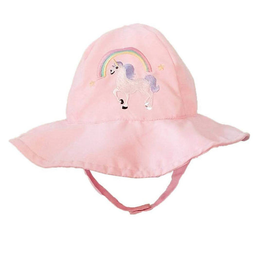 Huggalugs - Baby Girls Unicorn Upf 50+ Sunhat