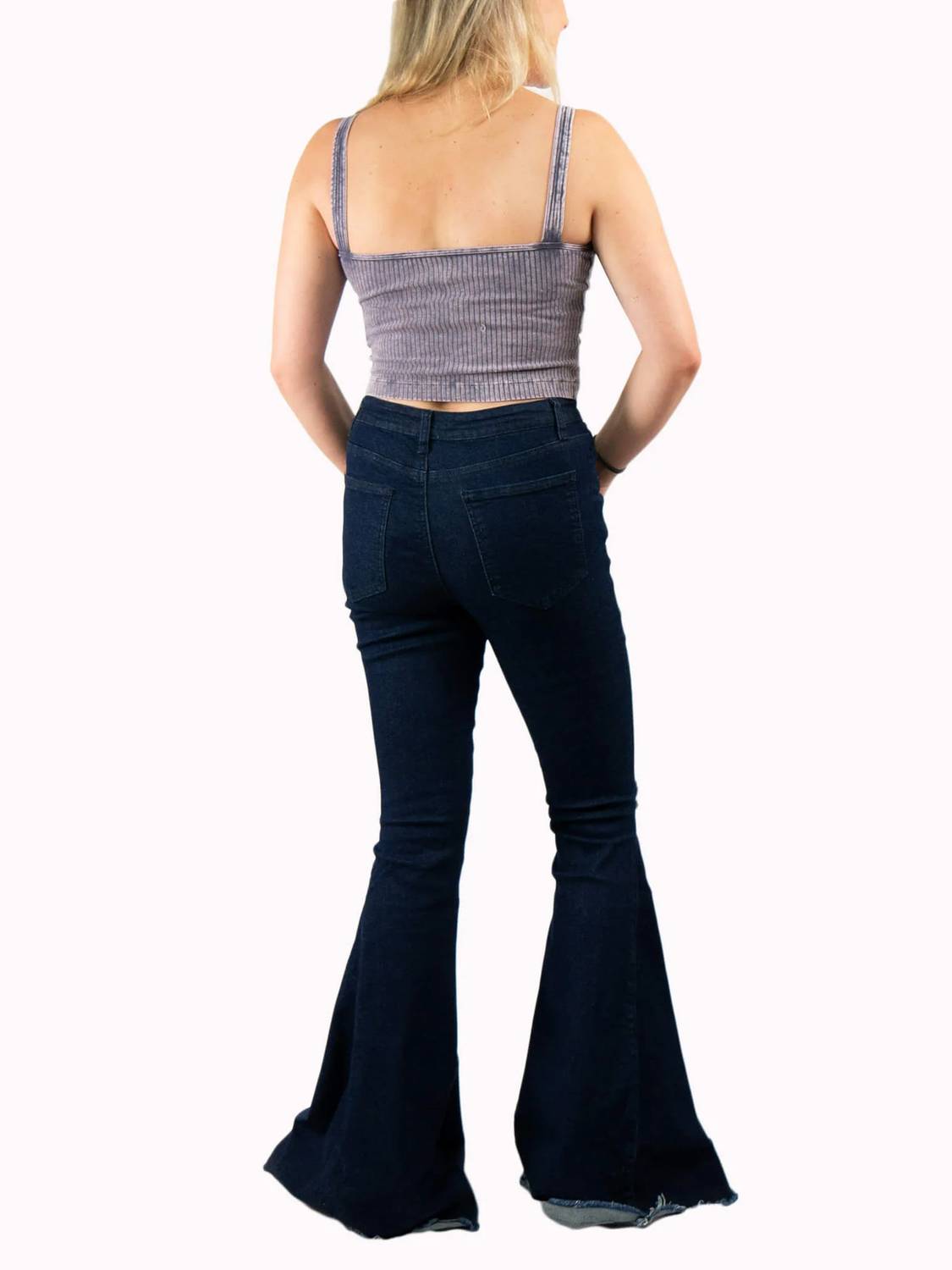 Saints & Hearts - Distressed Hem Denim Jeans