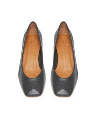 COCLICO Women's Icy Pump Shoe in black leather natural - women's heels - alternate view