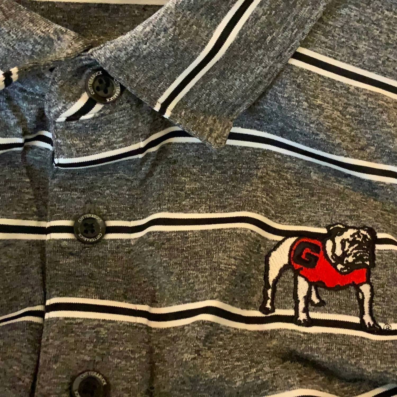 Cutter & Buck - Men's Uga Forge Striped Polo
