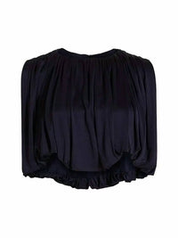 Heirlome - Serena Silk Jersey Crop Top