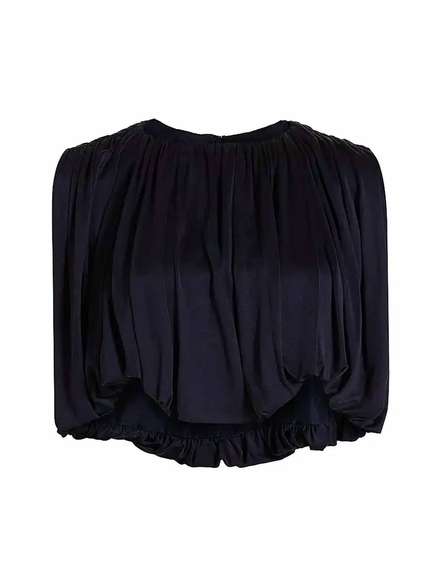 Heirlome - Serena Silk Jersey Crop Top