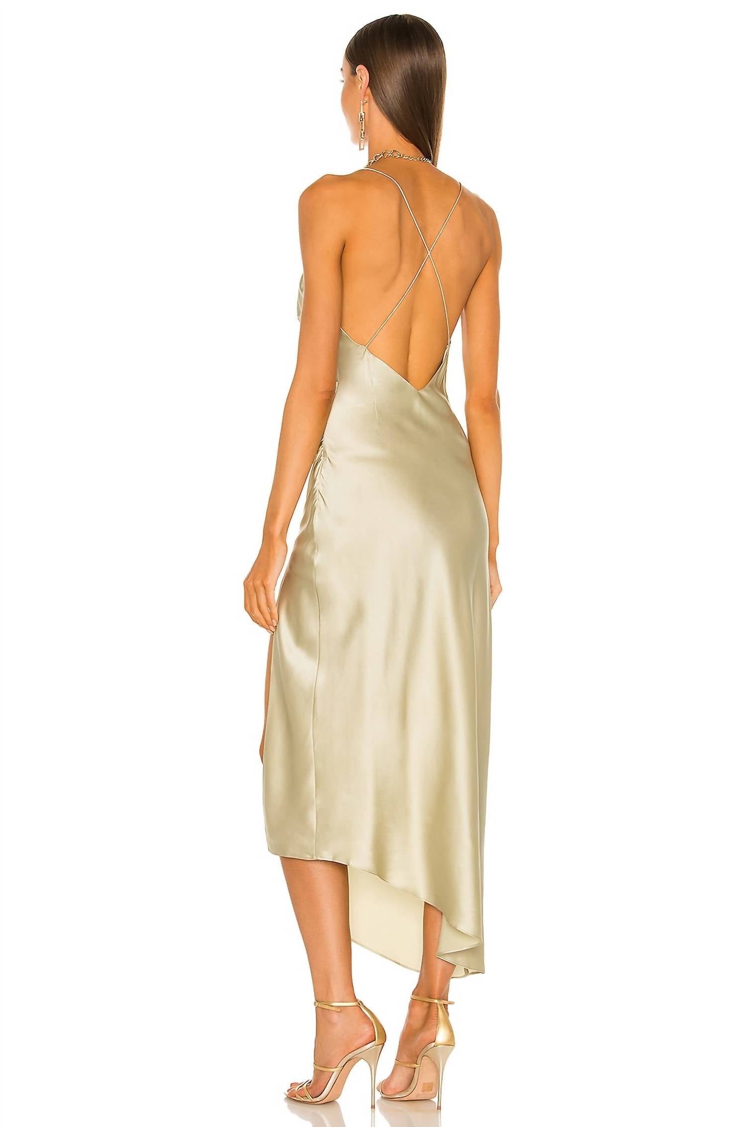 Ser.O.Ya - Emma Midi Silk Dress