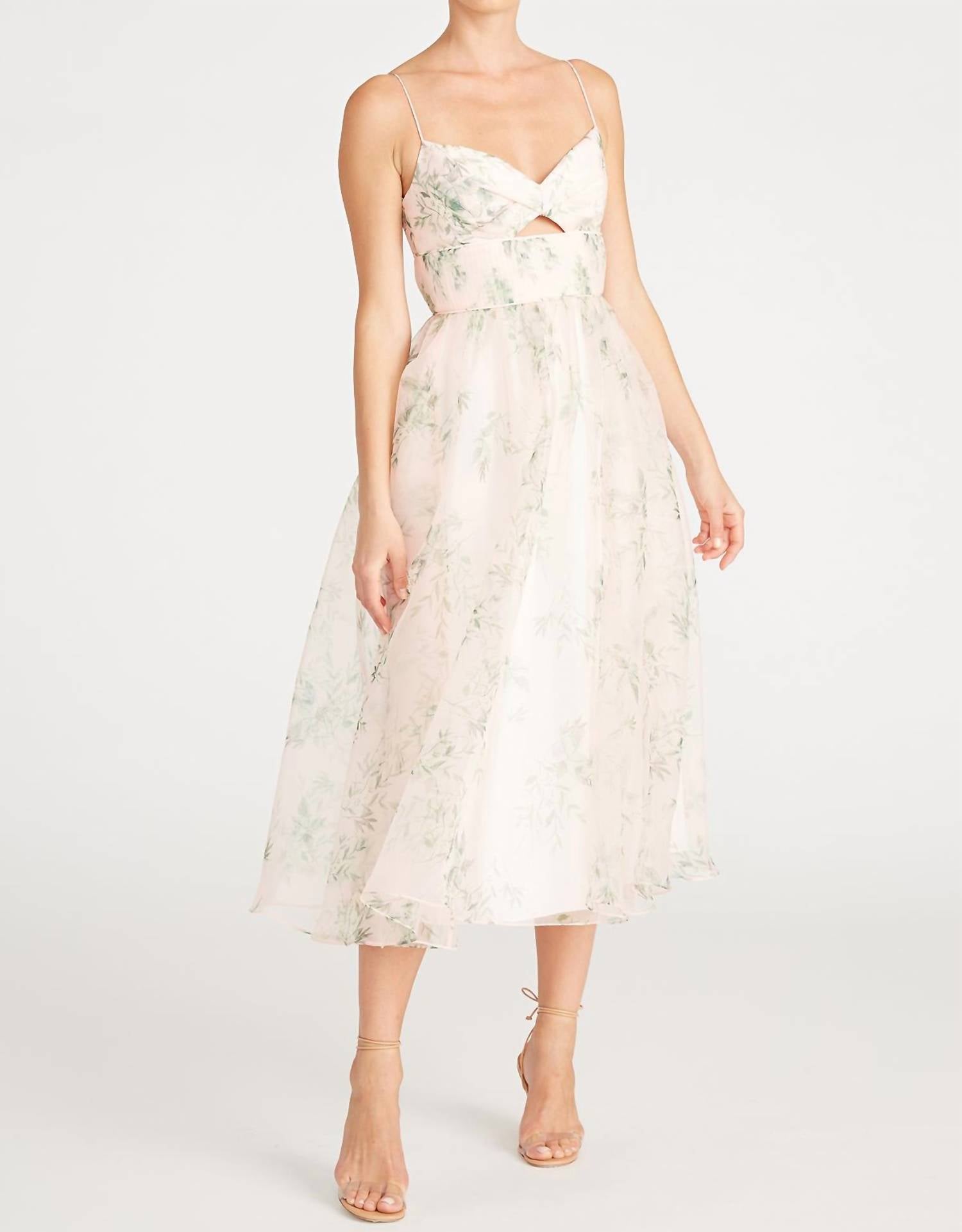 Monique Lhuillier - Cherry Blossom Midi Dress