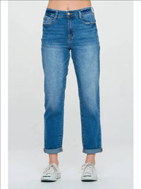 I&M Jeans - High Rise Roll Up Boyfriend Jeans