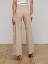 L'Agence - Alicent High Rise Sneaker Wide Leg Jean