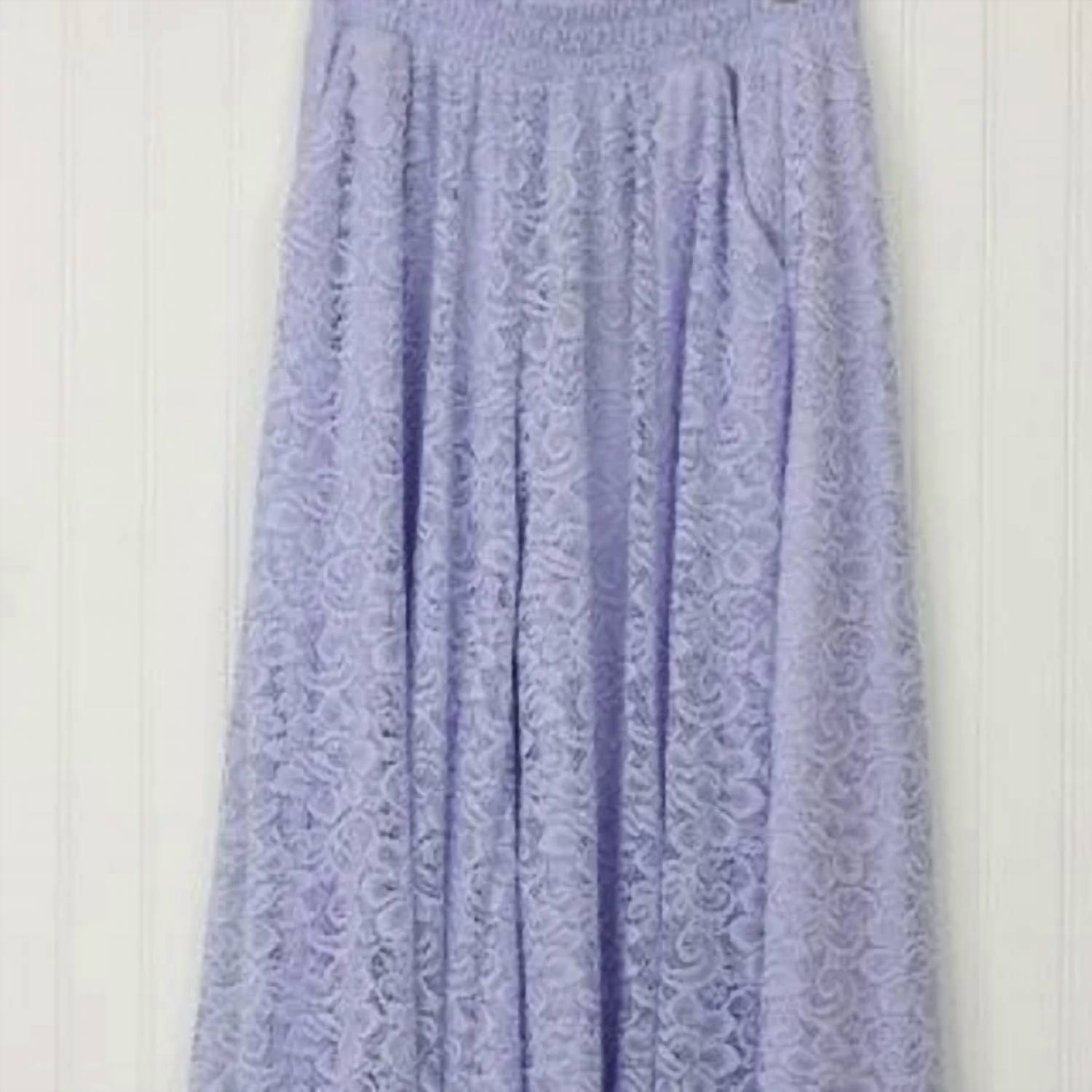 L&B Creations - Wide Leg Floral Lace Palazzo Pants