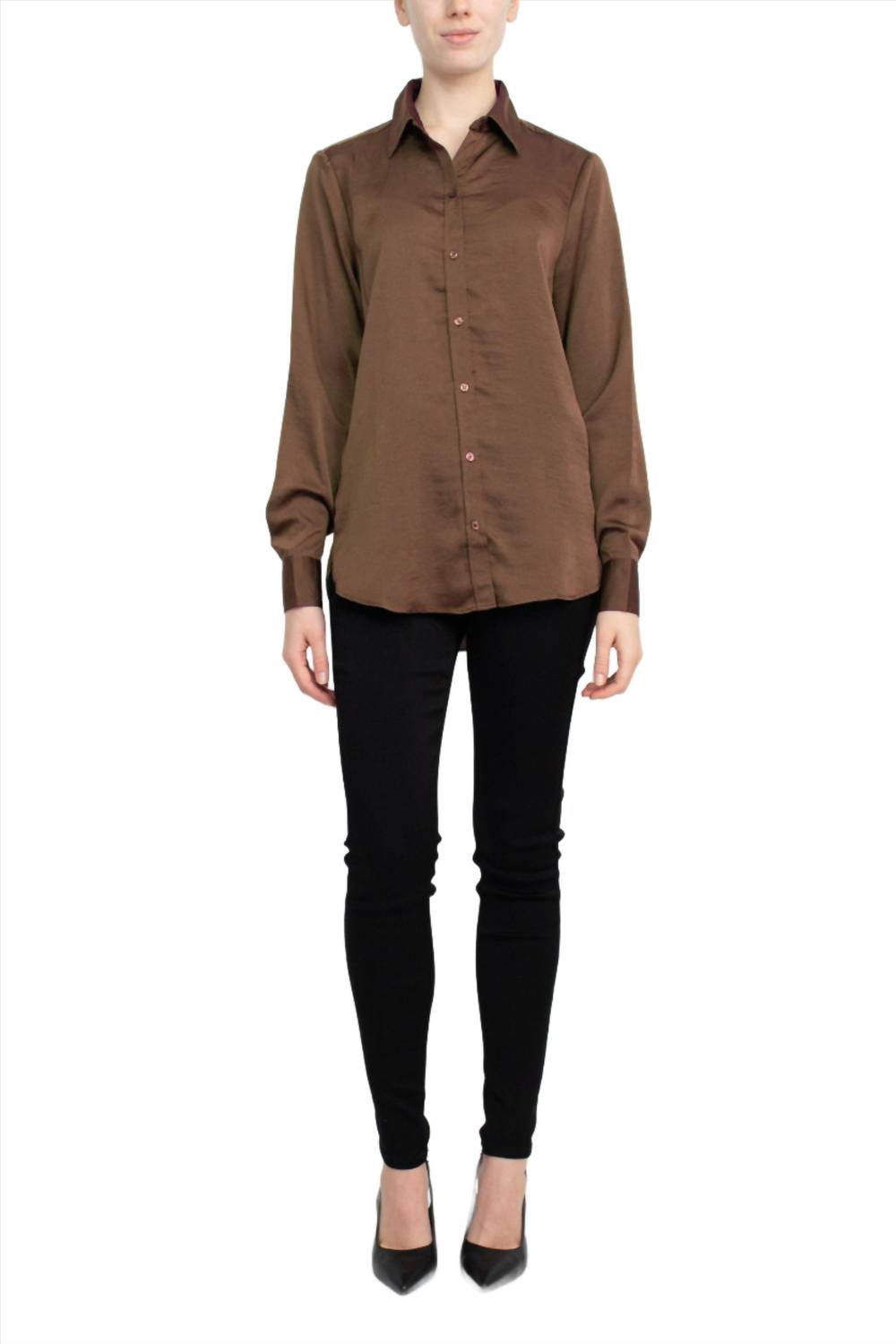 Magaschoni - Silk Button-detail Top