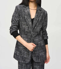 Joseph Ribkoff - 3/4 Sleeve Tweed Blazer
