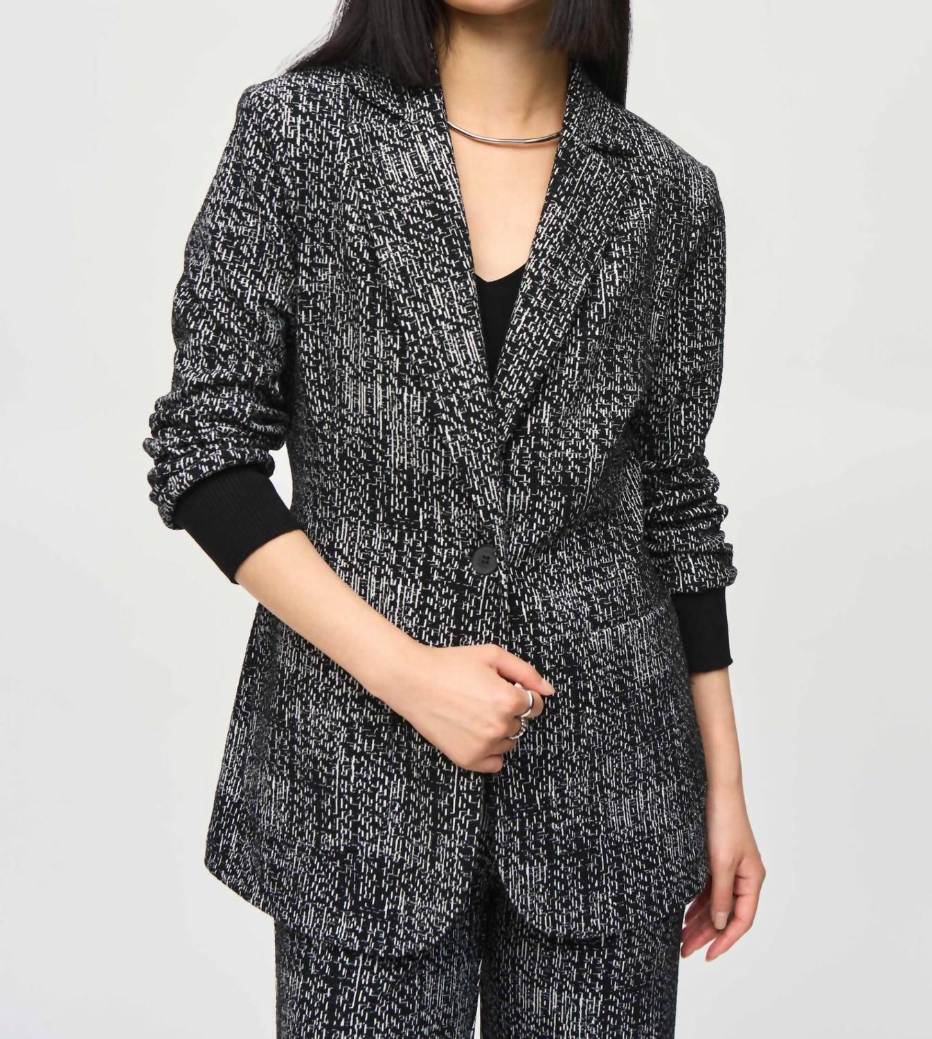 Joseph Ribkoff - 3/4 Sleeve Tweed Blazer