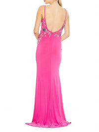 Mac Duggal - Floral Crystal Embellished Gown