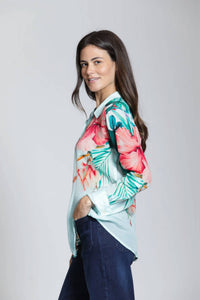 Apny - Roll Up Sleeve Top