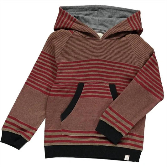 Me & Henry - Boy's Striped Long Sleeve Hooded Top