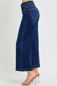 Risen - Lettie High Rise Crop Wide Jeans