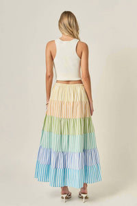 English Factory - Pastel Tier Skirt