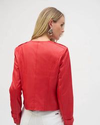 Joseph Ribkoff - Faux Leather Jacket