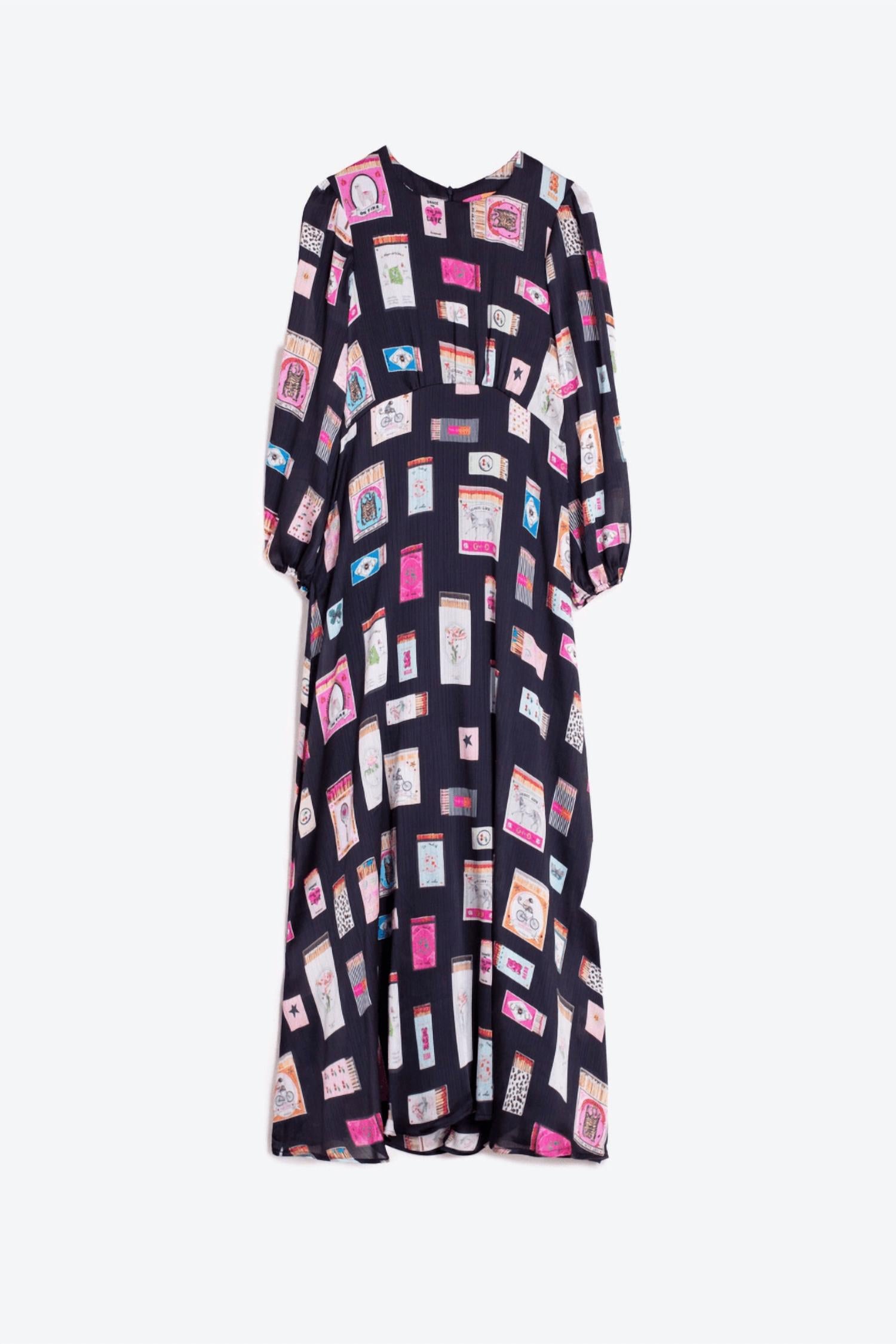 Vilagallo Erin Dress in cerillas - women's dress - alternate view