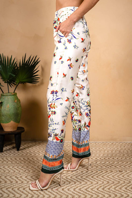 Paparazzi - Border Print Pull-on Pant