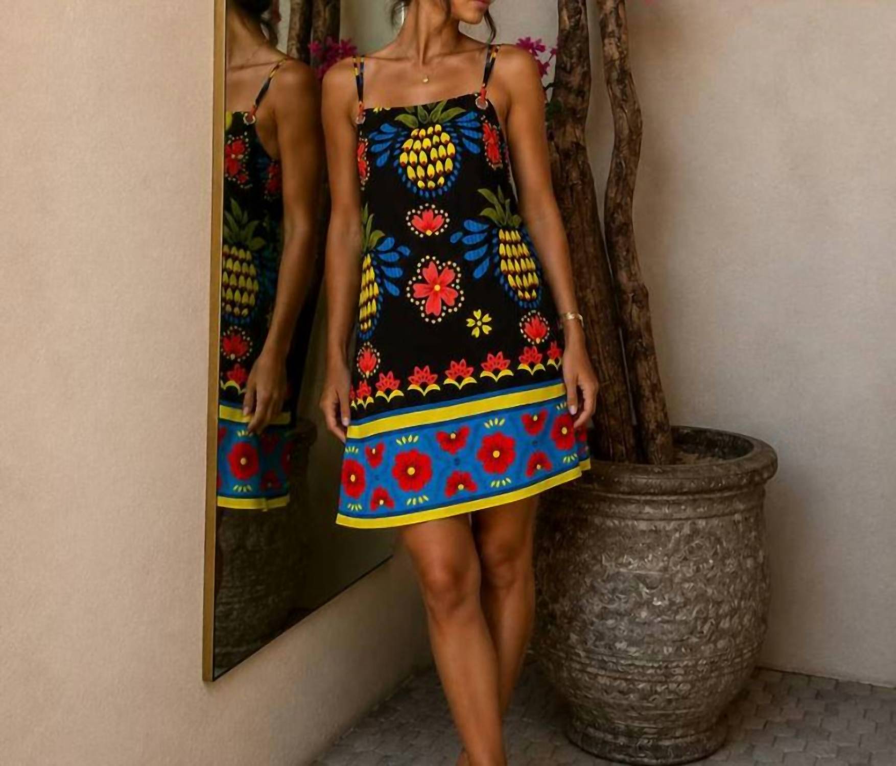 Meet Me In Santorini - Ionian Charm Shift Dress