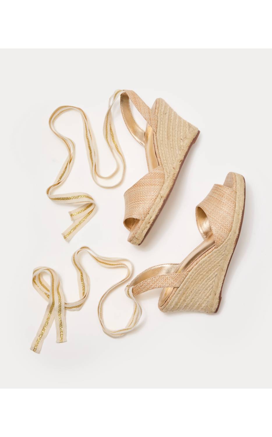Lilly Pulitzer Women's Paley Espadrille Wedge Sandals in natural - women's sandal - alternate view