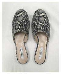 Emerson Fry - Embossed Leather Flat Mule