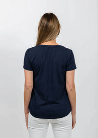 Elliott Lauren - Short Sleeve V-neck Tee