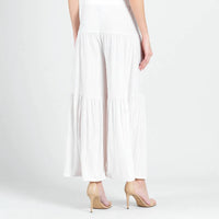 Clara Sun Woo - Soft Pleat Knit Tiered Skirt Pant