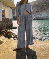 Z Supply - Perfect Striped Linen Button Up