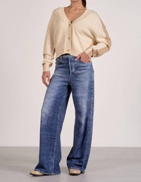 Elan - Florence Color Block Cardigan