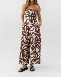 En Creme - Margo Abstract Jumpsuit