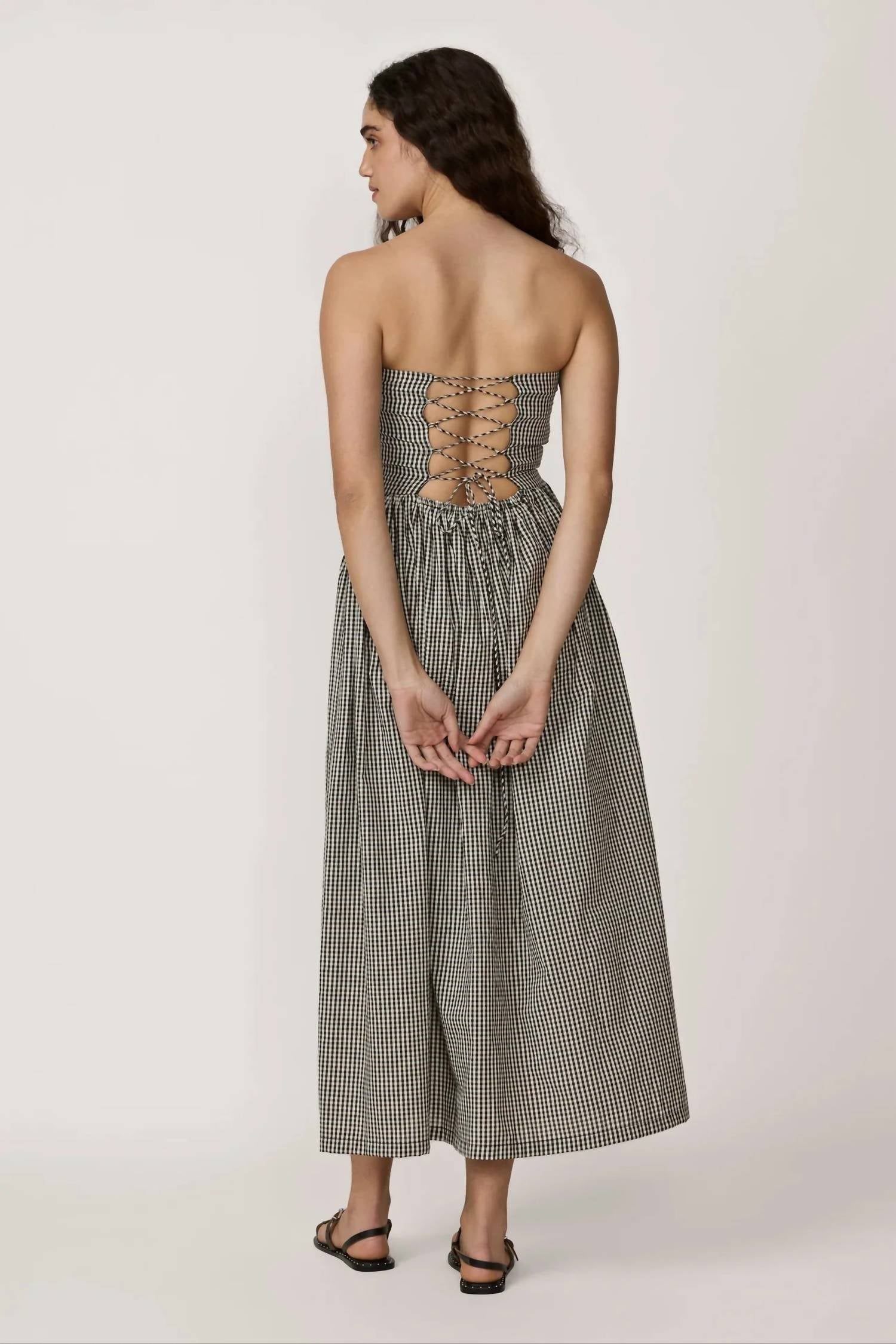 Laude The Label - Strapless Tie Back Dress