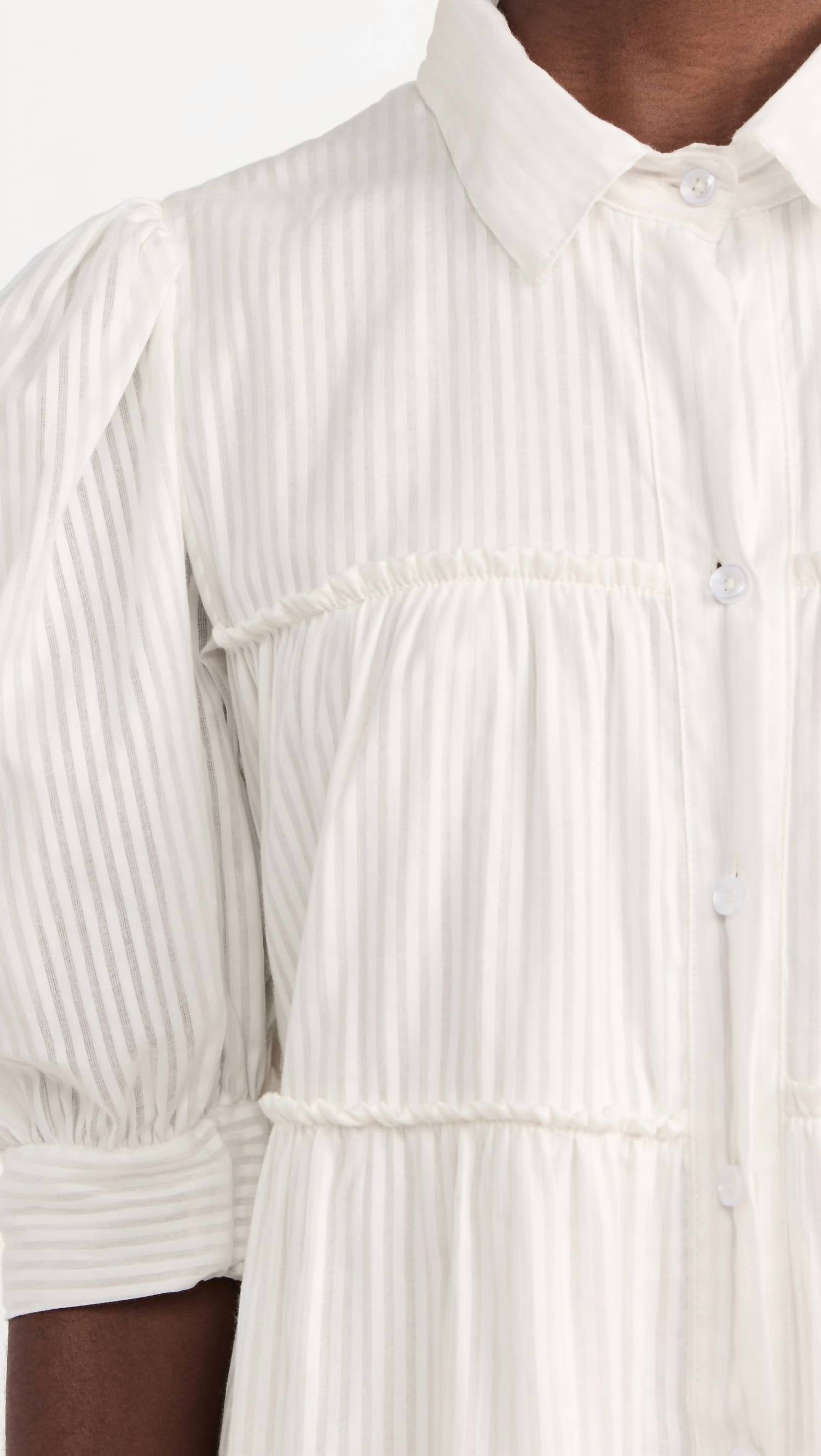 Peixoto - Lola Ora Cotton Tired Shirt Dress