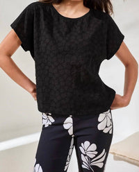 Tribal - Cap Sleeve Crew Neck Tee