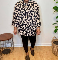 Umgee - Leopard Tiered Top