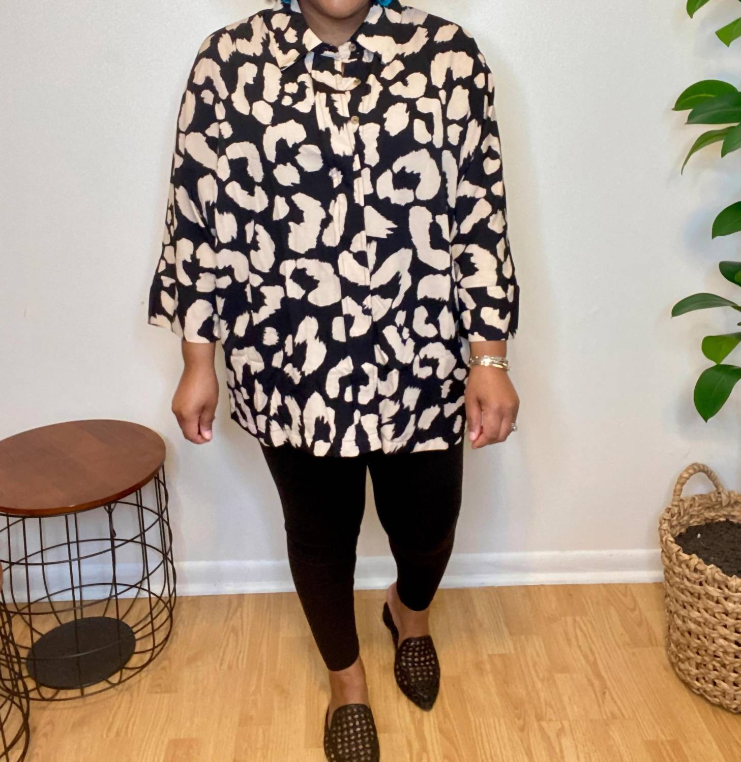 Umgee - Leopard Tiered Top