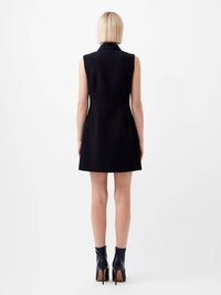 French Connection - Azra Twill Sleeveless Button Mini Dress