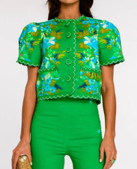 Elizabeth James The Label - Coco Button Front Top