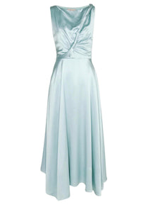 Roksanda - Brida Silk Satin Dress in Saltwater