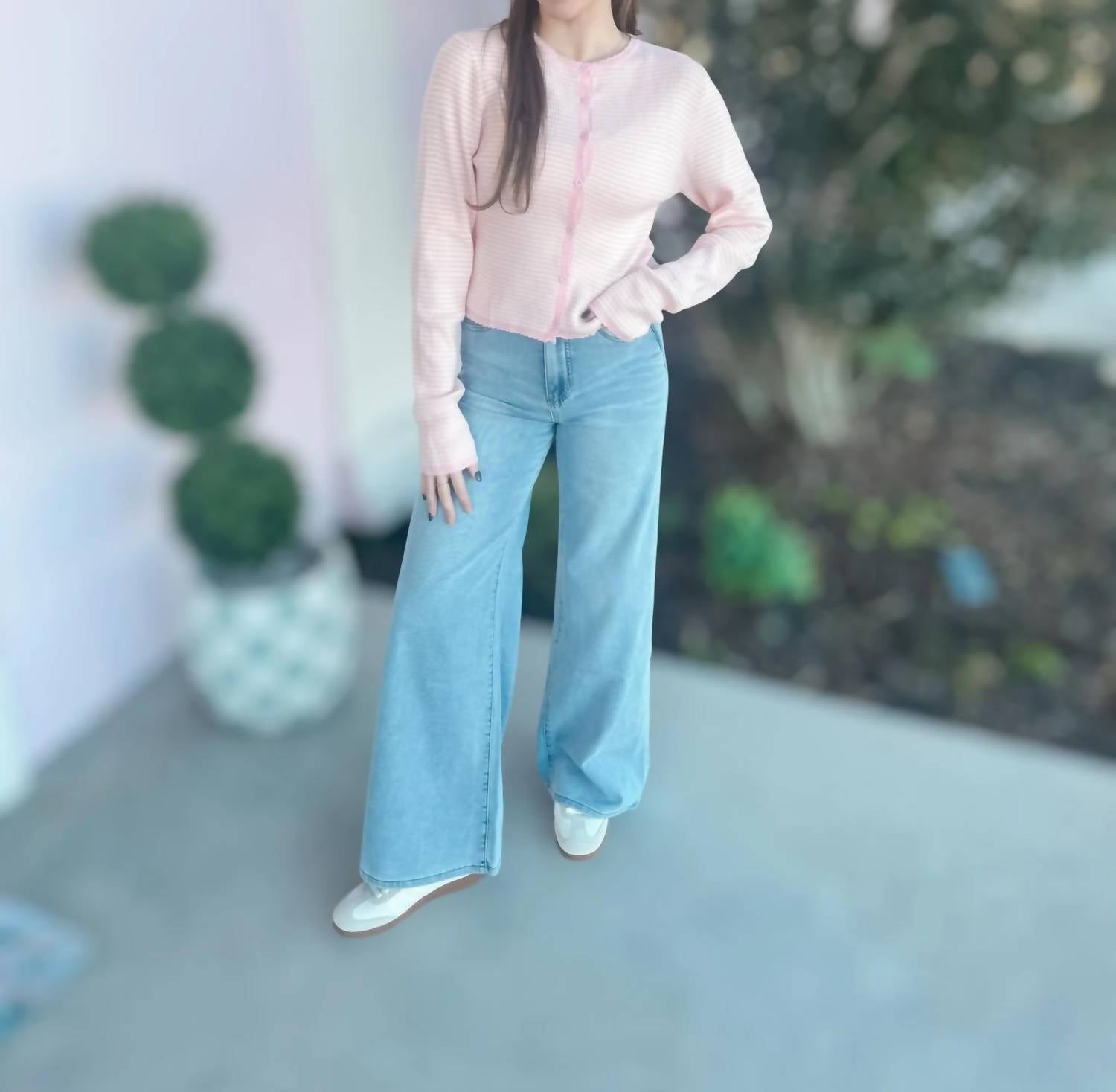 Thread & Supply - Taylor High Rise Wide Leg Denim Jeans