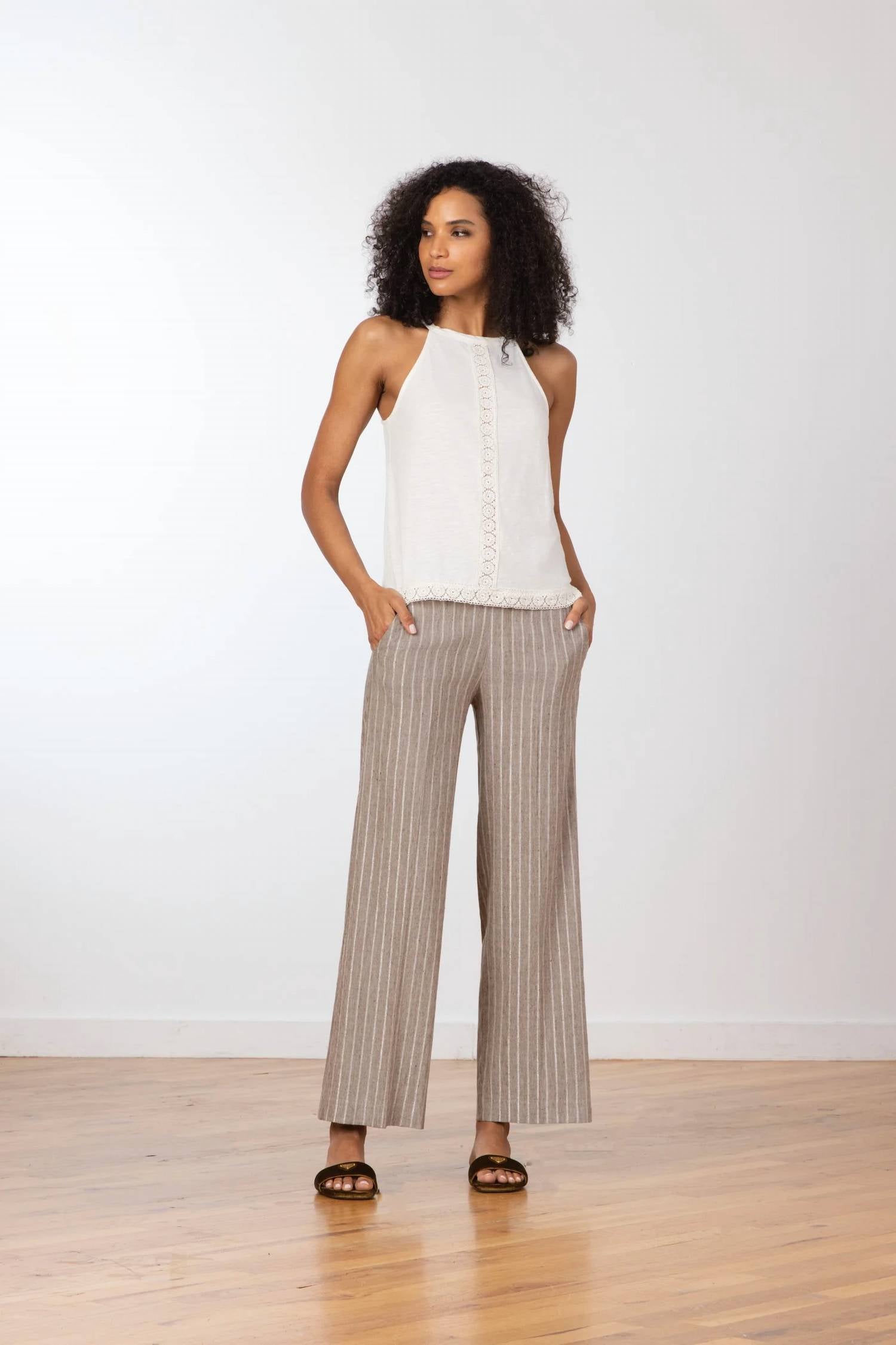 Avenue Montaigne - Grace Linen Pant