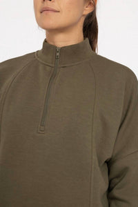 Mono B - Seam Quarter Zip Pullover