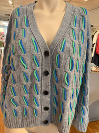 Jumper1234 - Oversized Button Down Long Sleeve Cardigan