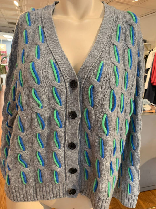 Jumper1234 - Oversized Button Down Long Sleeve Cardigan