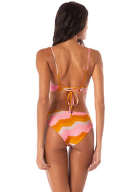 Maaji - Paradiso Waves Sublimiring Regular Rise Classic Bikini Bottom