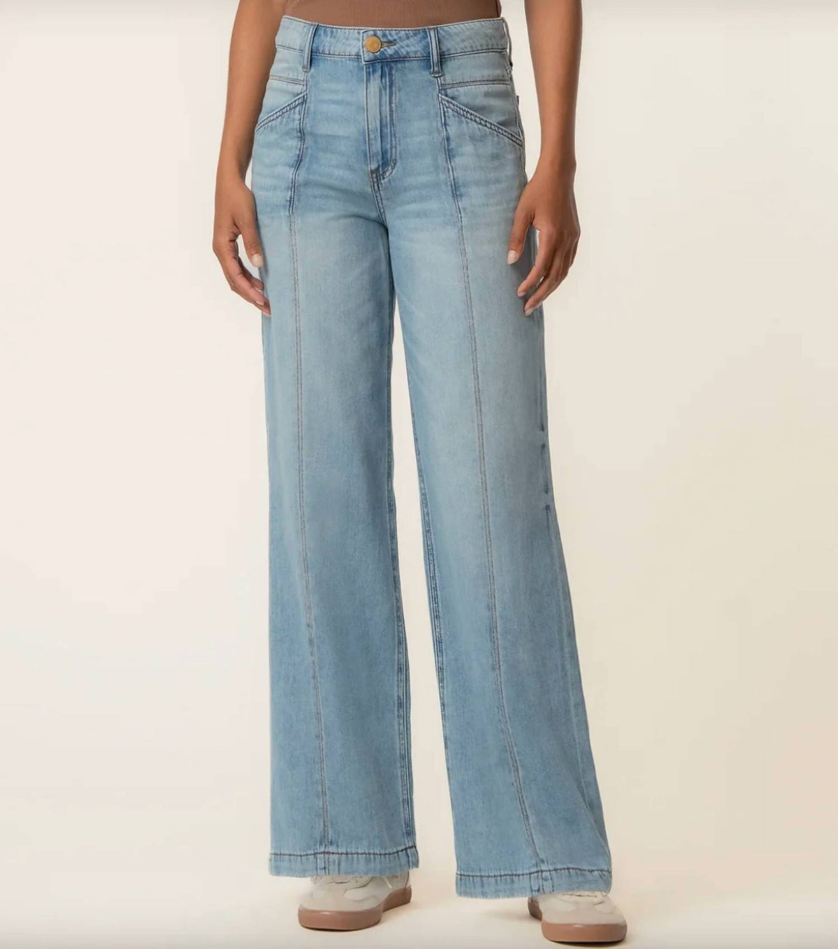 Kut From The Kloth - Jodi High Rise Wide Leg Denim Jeans