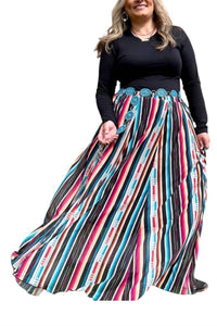 Sterling Kreek - Serape Maxi Skirt