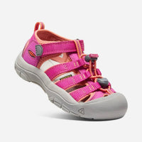 Keen Kid's Newport Outdoor Sandals in very berry - kids' sandal - detail view