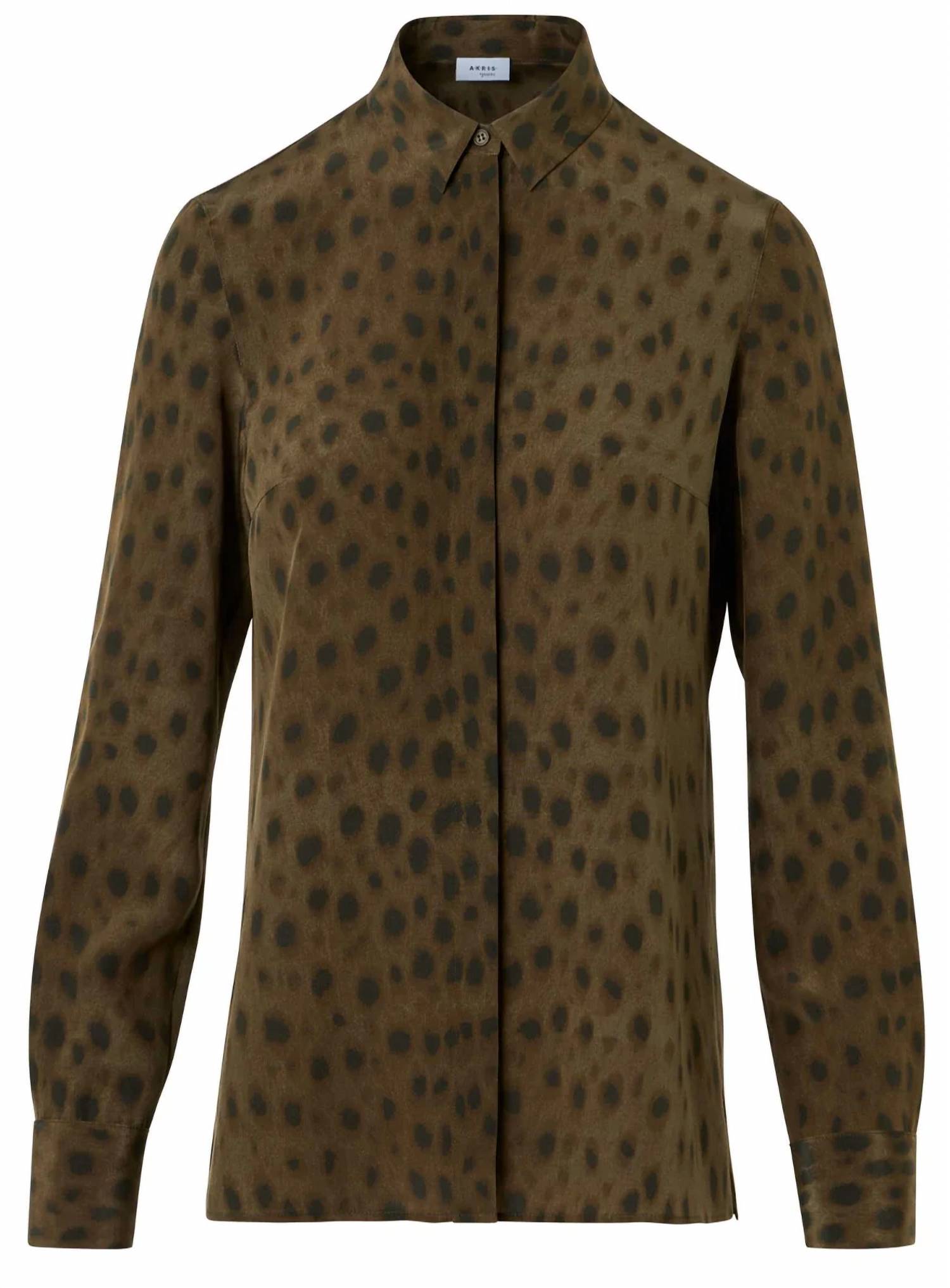 Akris Punto - Leopard Print Blouse